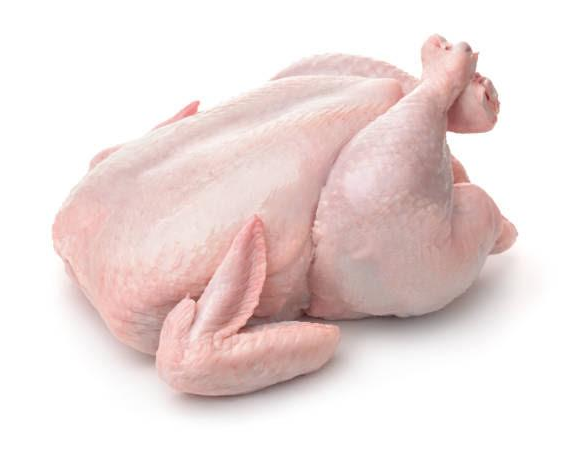 Whole chicken with skin